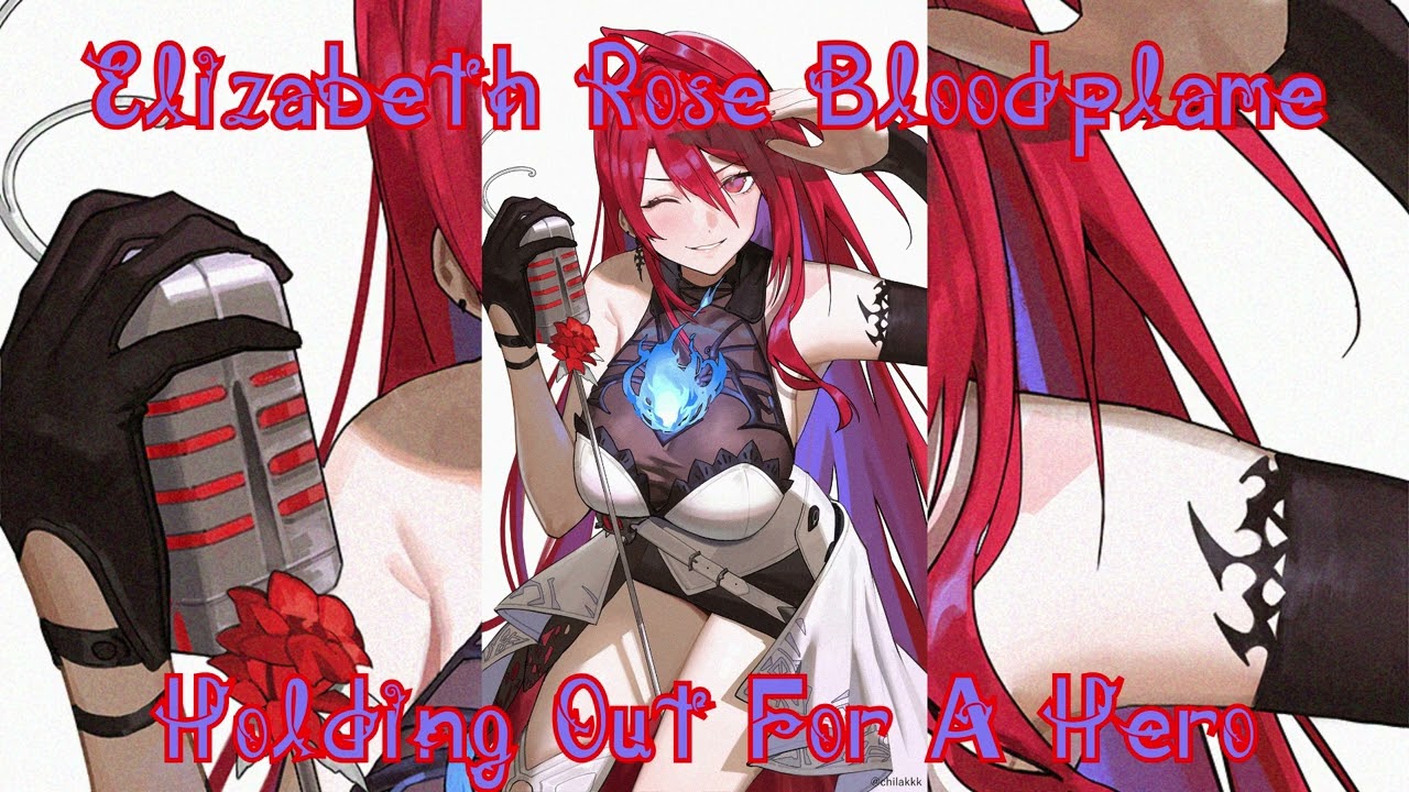 Elizabeth Rose Bloodflame Sings Holding Out For A Hero By Bonnie Tyler (Remastered Audio)