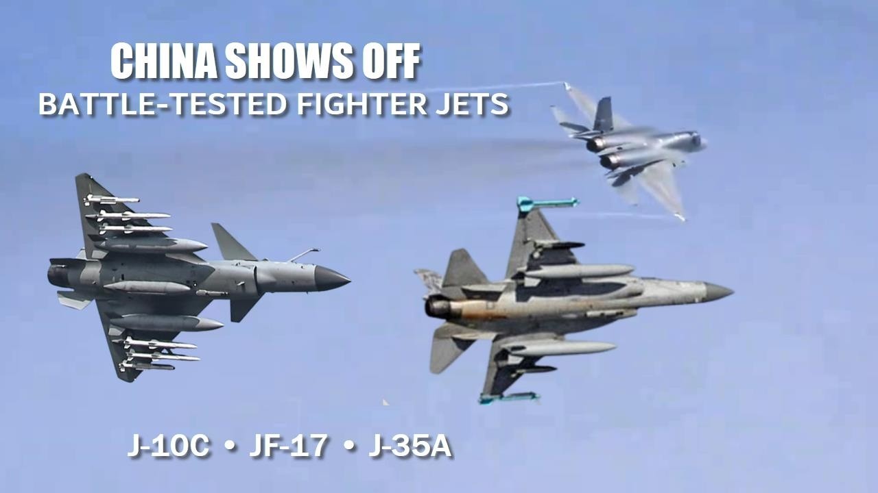 Китай активно продвигает свои «проверенные в боях» истребители J-10C, JF-17 и J-35A на авиасалоне...