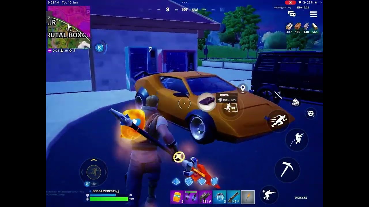 ⁠playing Fortnite on IPad 8th gen no aim assist