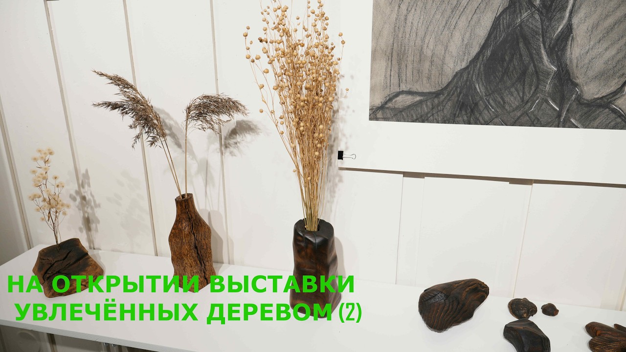 На открытии выставки увлечённых деревом  (2)