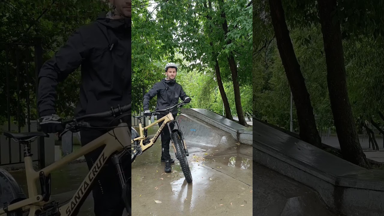 Практика в дождливый день: тяжело начать и трудно остановиться! #mtb #mtblife