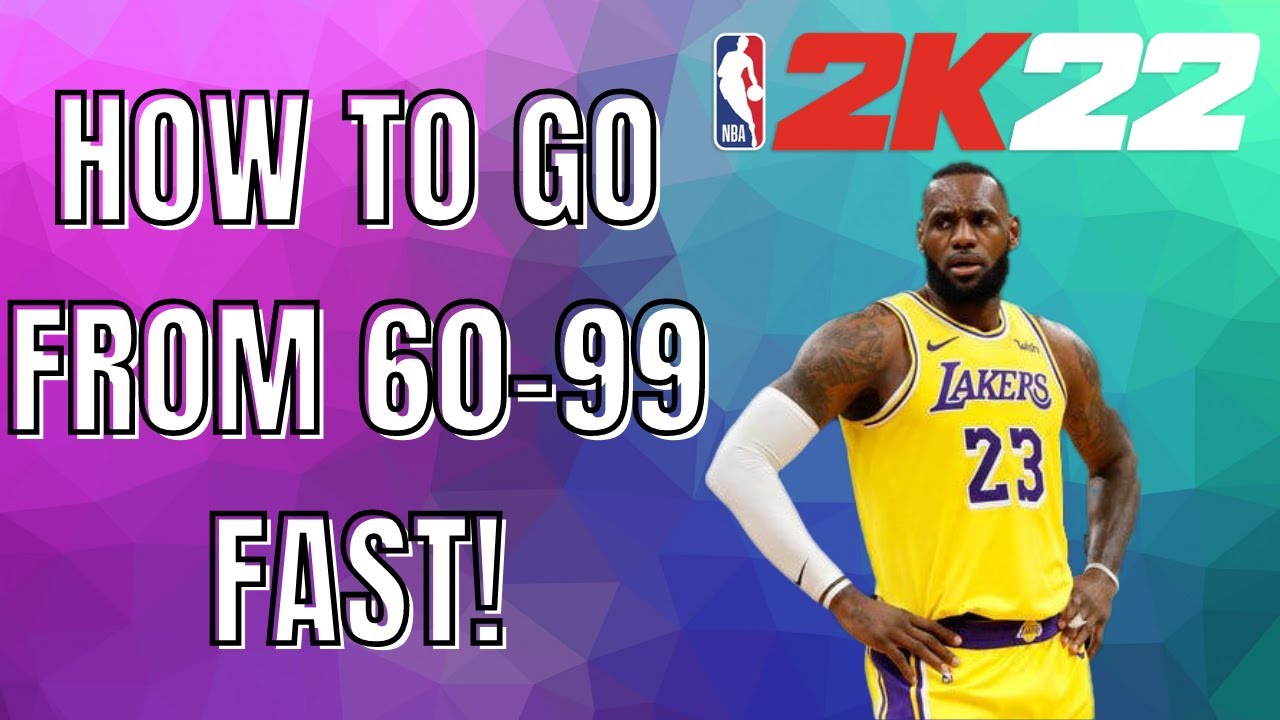 THE FASTEST WAY TO GO FROM 60-99 OVR IN NBA 2K22! MyPoints and VC Glitch/Method