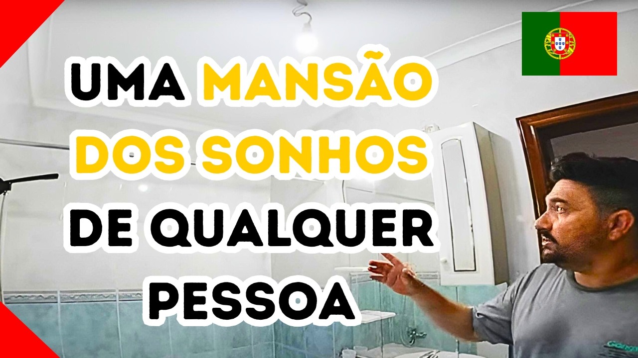 Ninguém acredita que essa MANSÃO fica no interior de Portugal 😱🏡