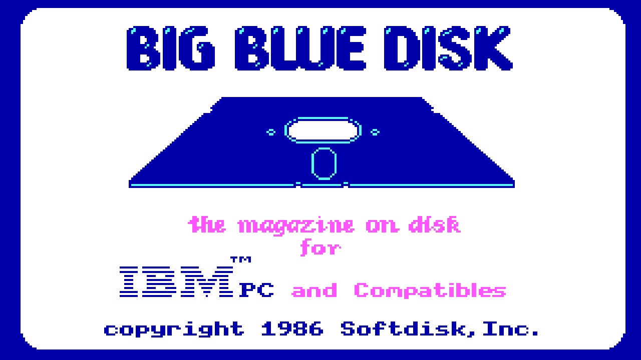 Big Blue Disk - DOS Nostalgia