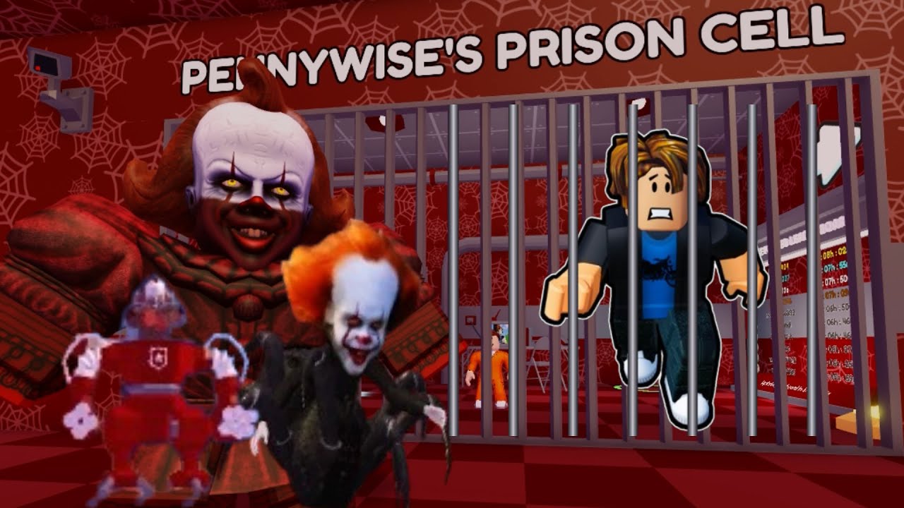Run Away From Pennywise Prison 🥶| Roblox
