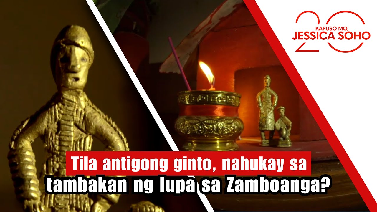 Tila antigong ginto, nahukay sa tambakan ng lupa sa Zamboanga? | Kapuso Mo, Jessica Soho