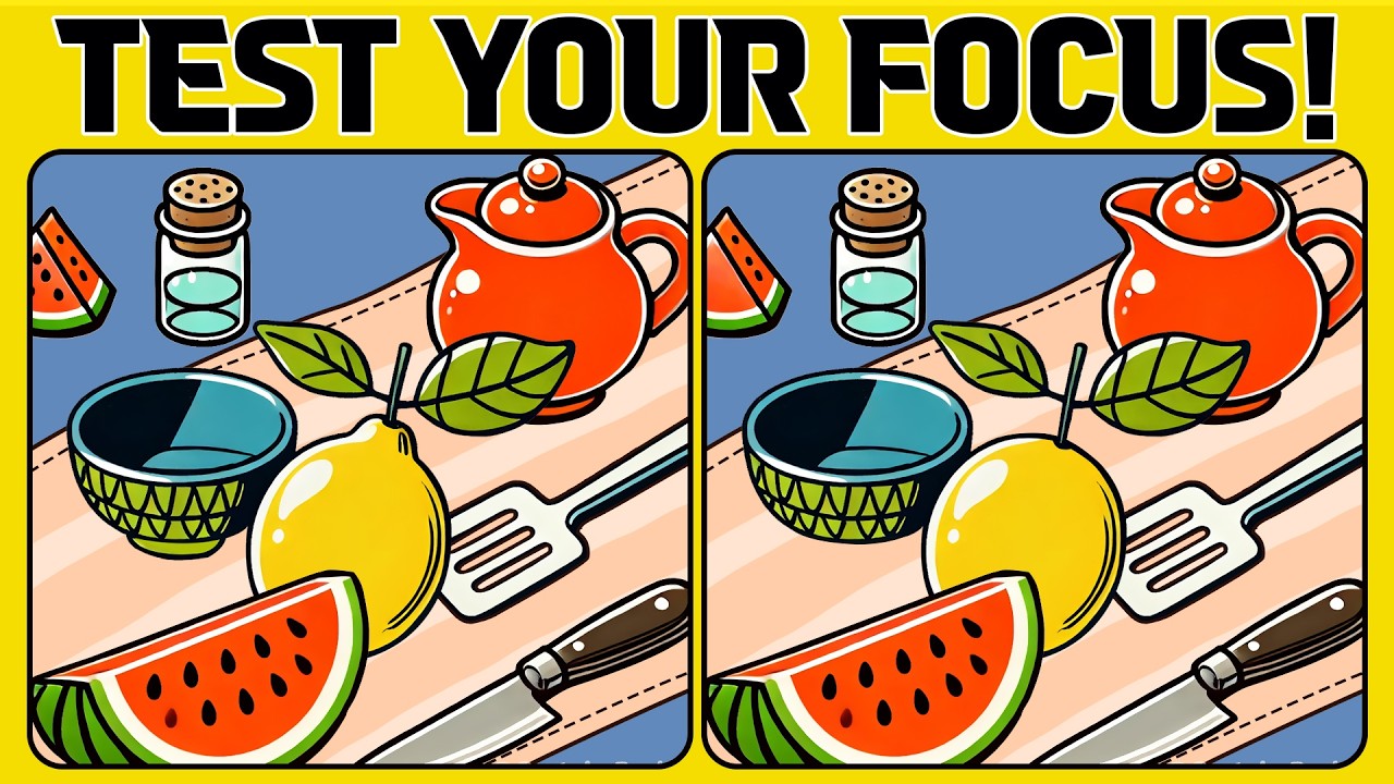 Test Your Brain Power With This Spot The Difference Challenge  (A Bit Tricky)