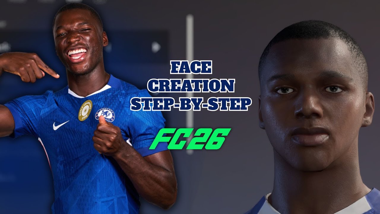 How to create MOISES CAICEDO in EA FC 26 - TUTORIAL Face Creation