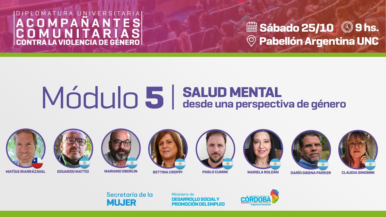 Módulo 5 - Diplomatura Universitaria en Acompañantes Comunitarias Contra de la Violencia de Género