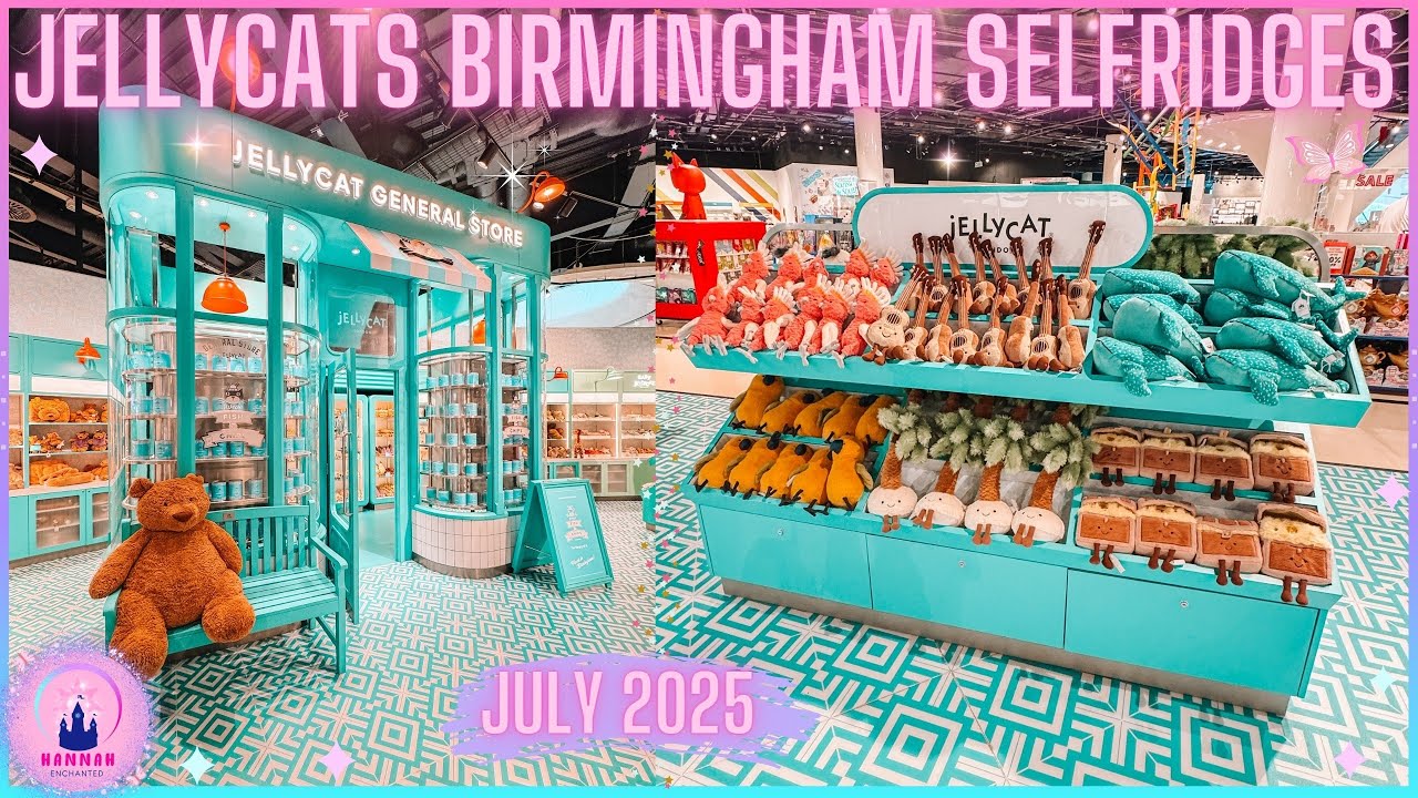 Jellycat Shopping Vlog Selfridges Bullring Birmingham July 2025 New Merch Come Shop Wtih Me Haul