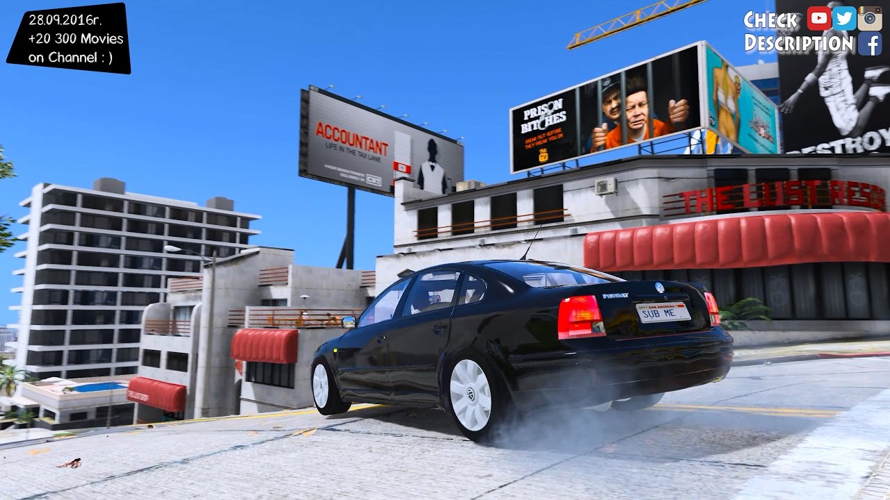 Volkswagen Passat B5 1.8L - GTA WORLD YT +20 300 MOVIES _REVIEW