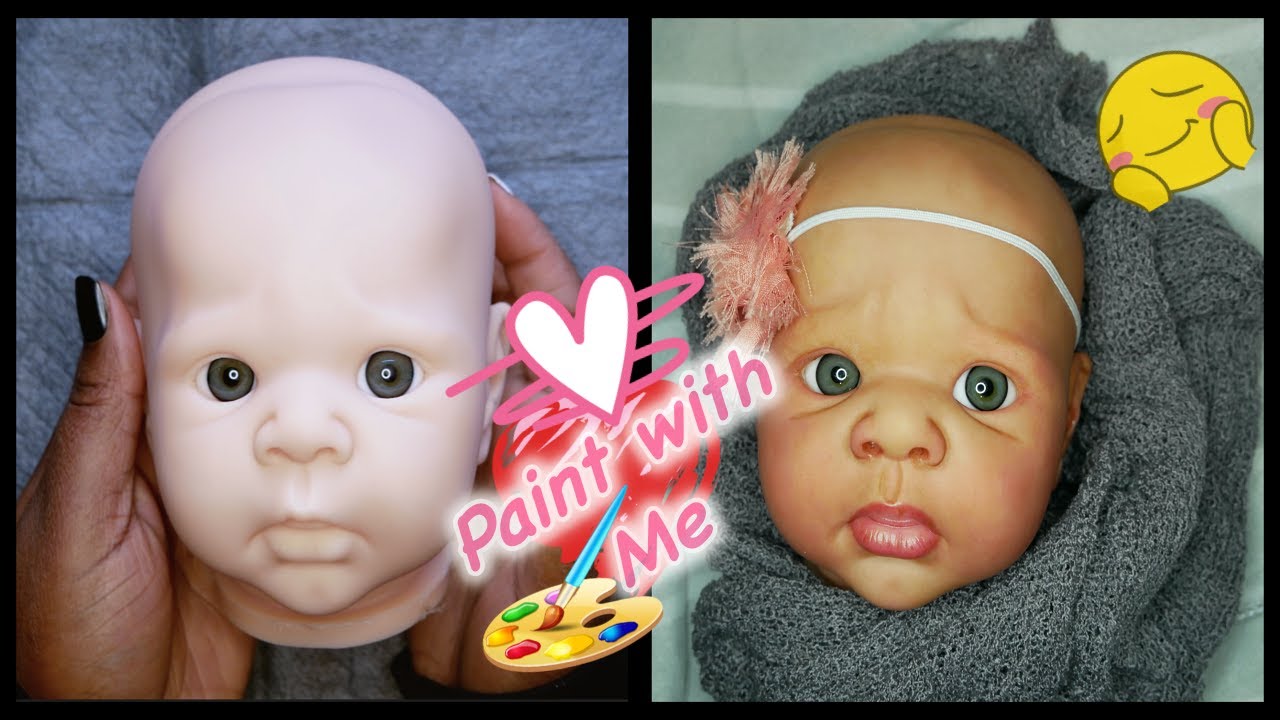 Speed Painting Reborn Baby Dolls Video - Baby Doll I 