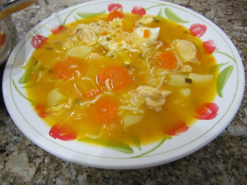 SOPA DE LEGUMES DA VO LURDES E RECADO