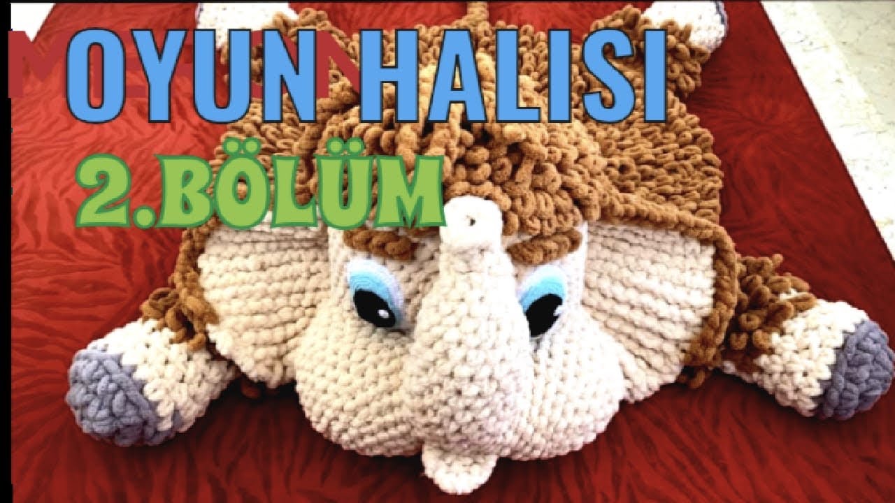 Oyun halısı fil yapımı 2. Bölüm ( kafa yapımı)