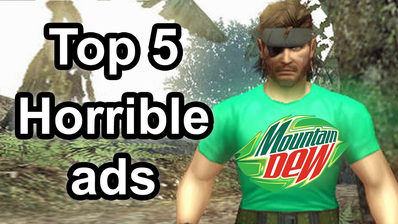 Top 5 - Horrible ads in gaming