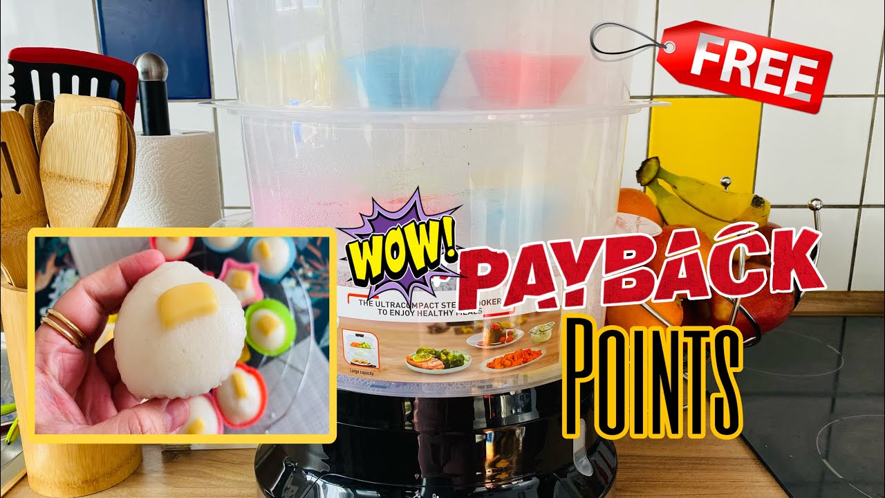 Unboxing FREE! TEFAL ULTRACOMPACT STEAM COOKER | Payback Points| Steamed Rice Cakes | Filipino in DE