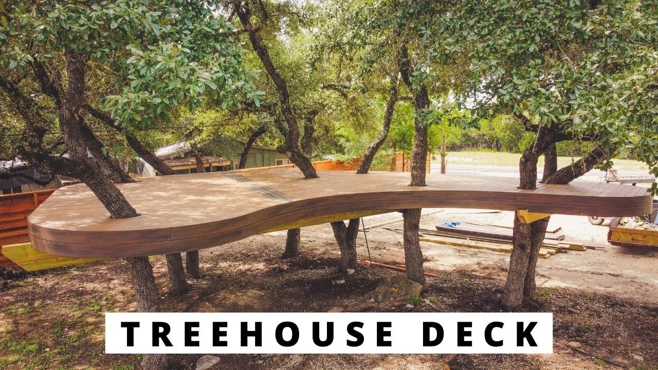 Deck Building in The Trees | Video 2
