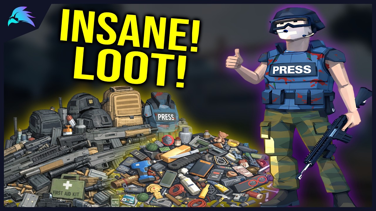 My BEST Raid In Low Poly Extraction Shooter Deadline Escape!
