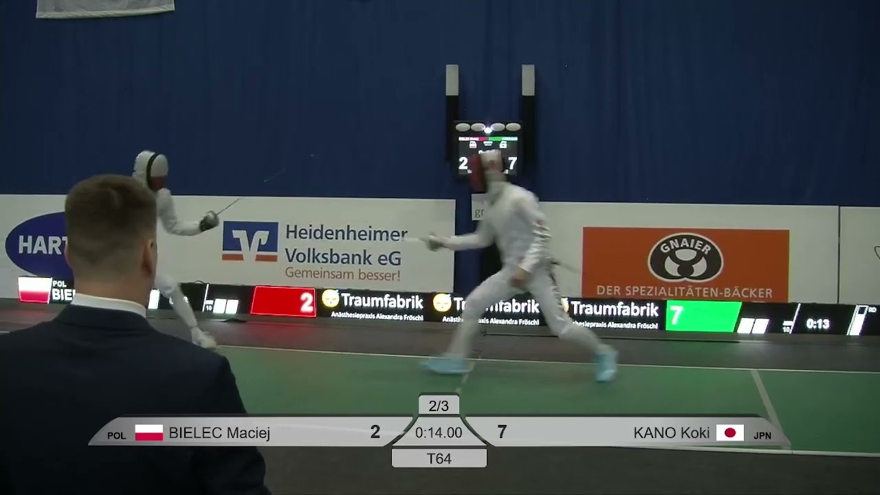 2024 98 T64 17 M E Individual Heidenheim GER WC GREEN KANO JPN vs BIELEC POL