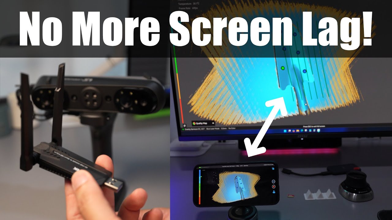 No More Screen Lag! Creality Scan Bridge Dual WiFi