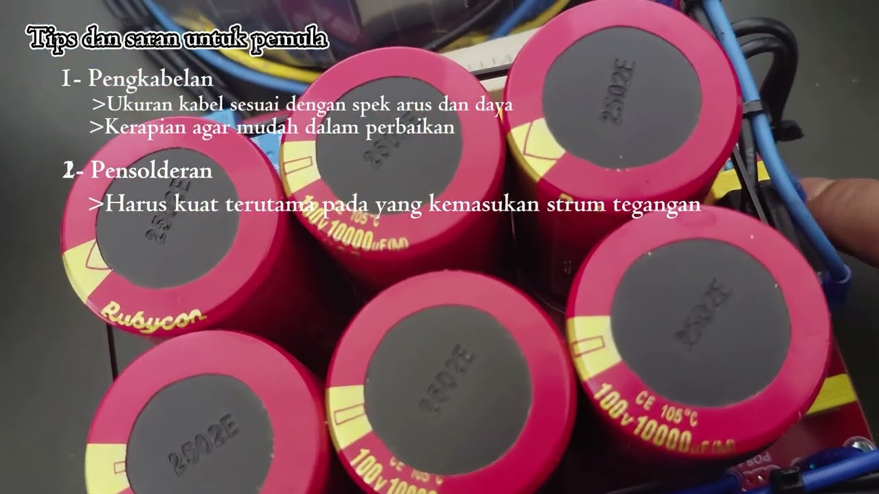 Pemula harus teliti jangan sampai hal kecil membuat gagal dalam merakit power