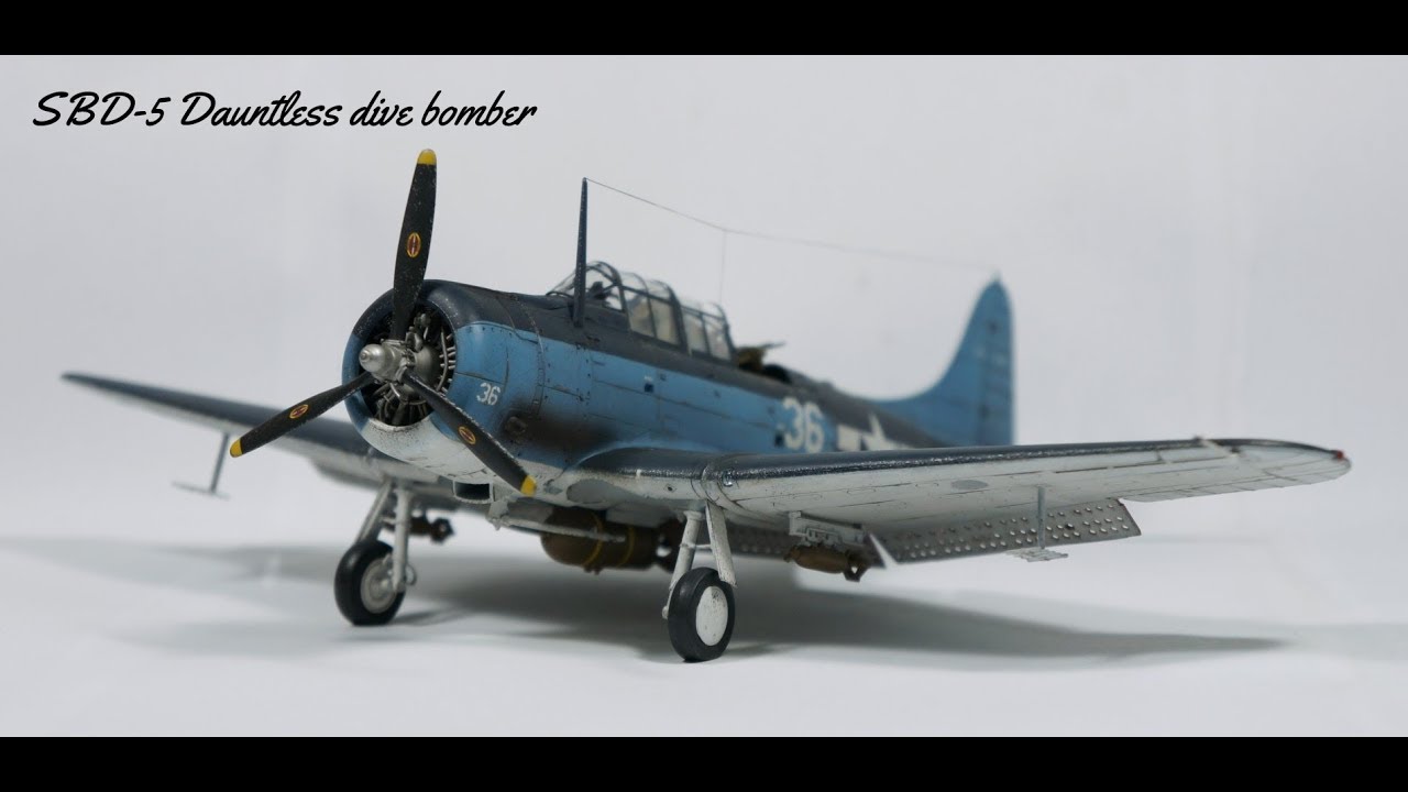 급강하 폭격기 프라모델 SBD-5 Dauntless 1/48 - Academy 제작