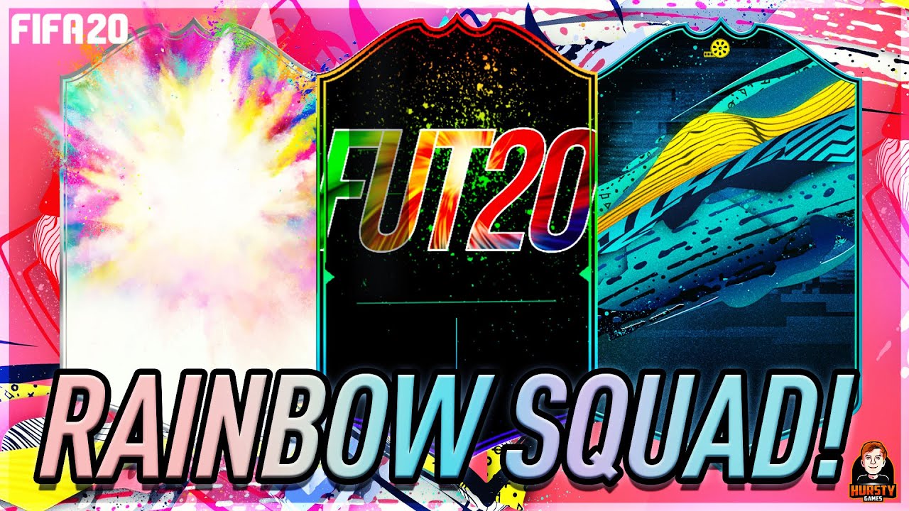 RAINBOW SQUAD BUILDER! PREMIER LEAGUE RAINBOW TEAM! FIFA 20!