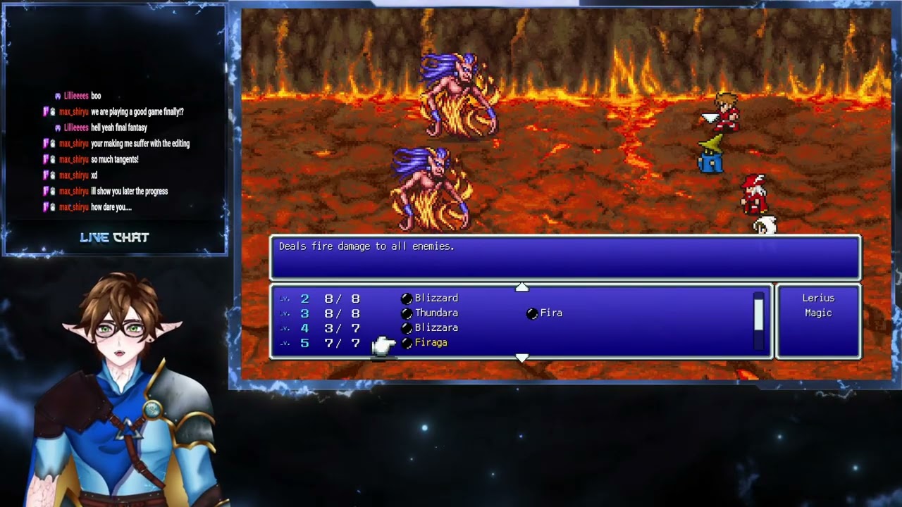 Chill stream. Final Fantasy 1 Pixel Remaster. We relaxin and zappin