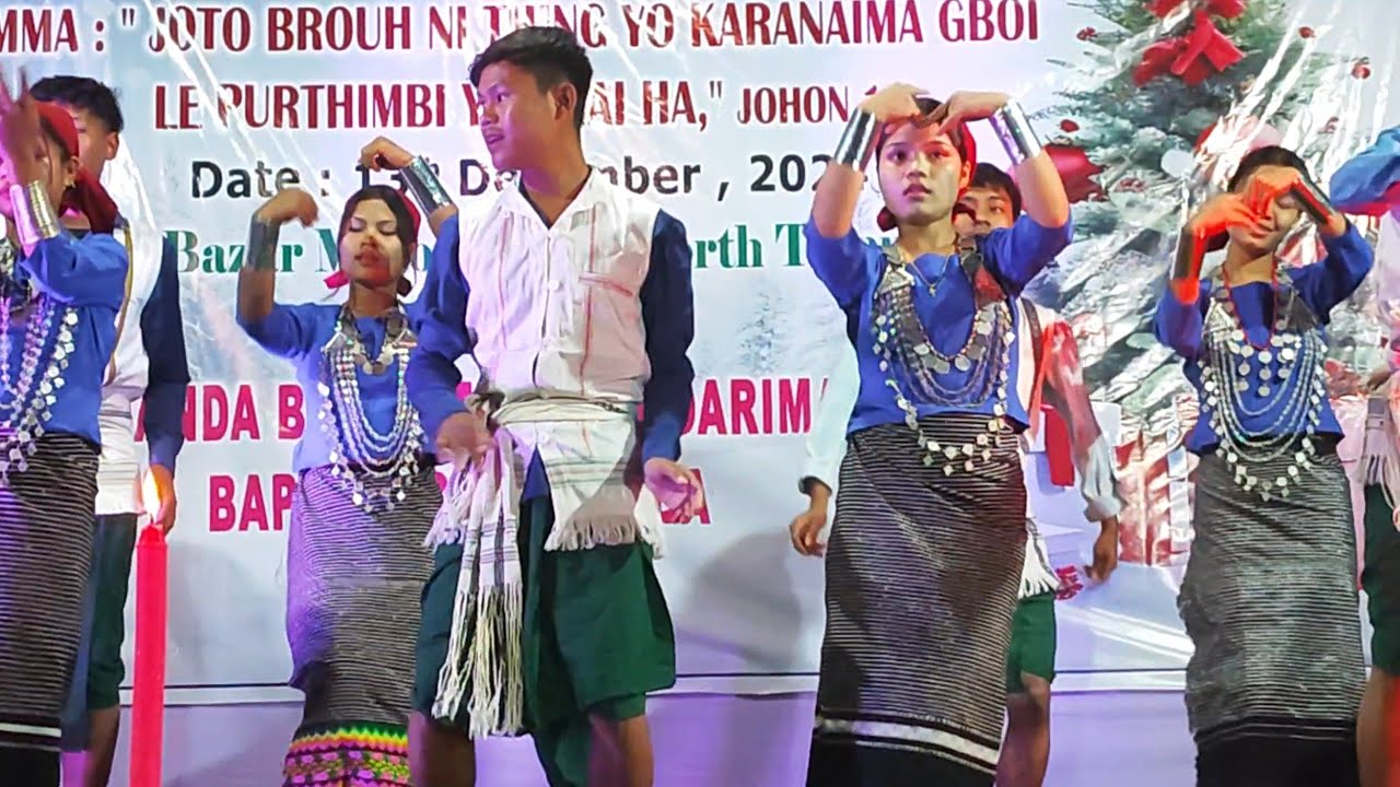 Nung nangkhruh khe mai o // Ananda Sagar group dance// 12th advent christmas celebration 2024
