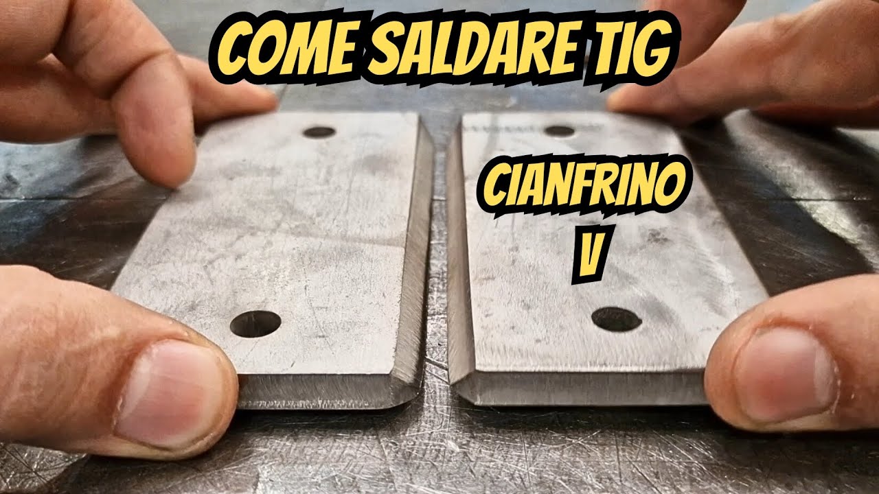 Come saldare tig corso per saldatura fai da te cianfrino v a piena penetrazione/ how to welding tig