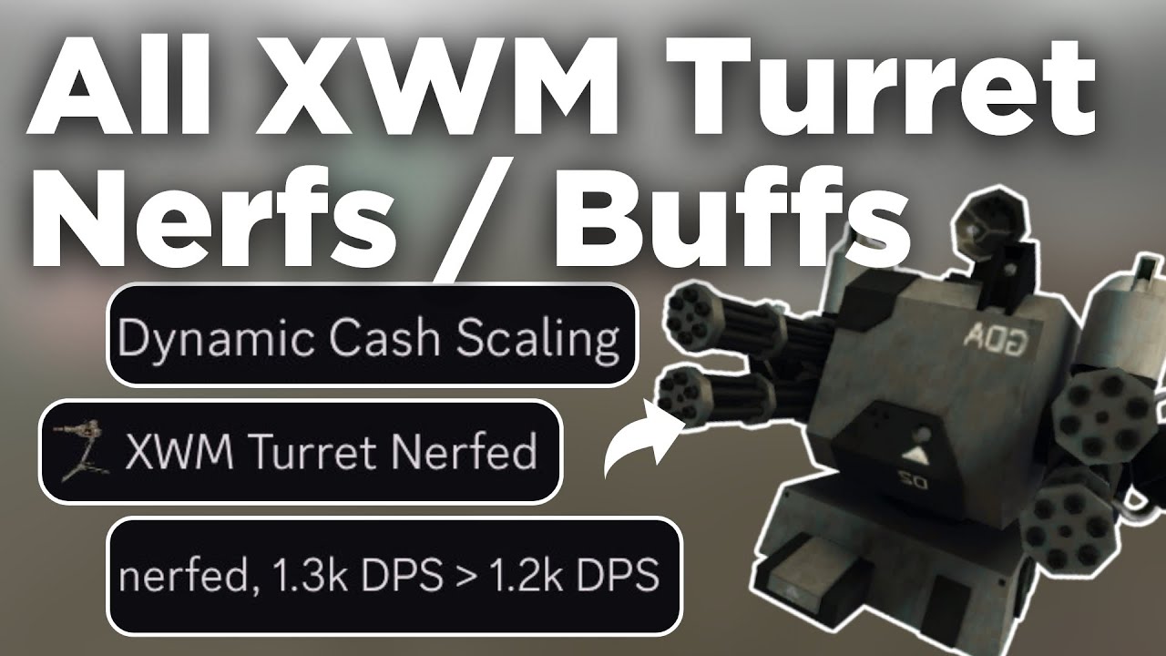EVERY XWM Turret Rebalances (Buffs & Nerfs) | Roblox TDX