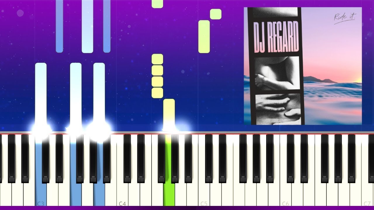 Regard - Ride it (Piano tutorial)