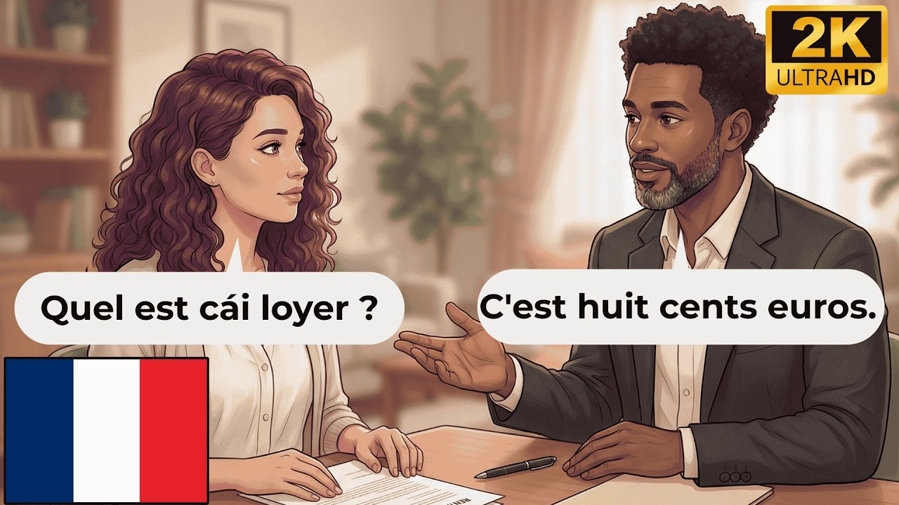 6 Conversations Talking About Renting A Home in French | Learn French Easy With DELF A2