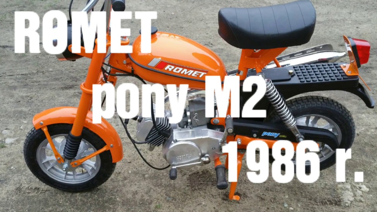 Motorynka ROMET pony M2 1986 r. naprawa odbudowa renowacja retro motor