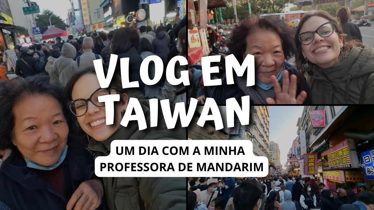 Minha professora de mandarim I#taiwan #vlog