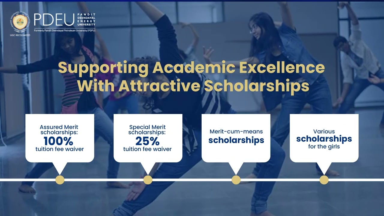 Scholarships Provided at PDEU | PDEU Admissions Open 2023
