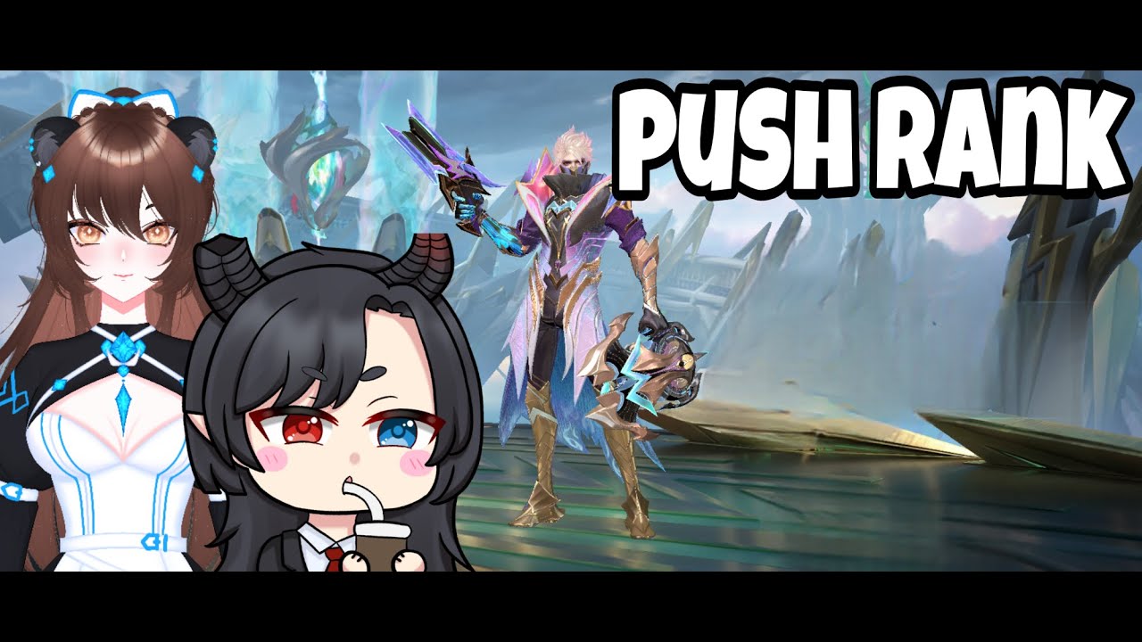 Collab [Mobile legends] push bareng Ririn ikzzz meraih kemenangan