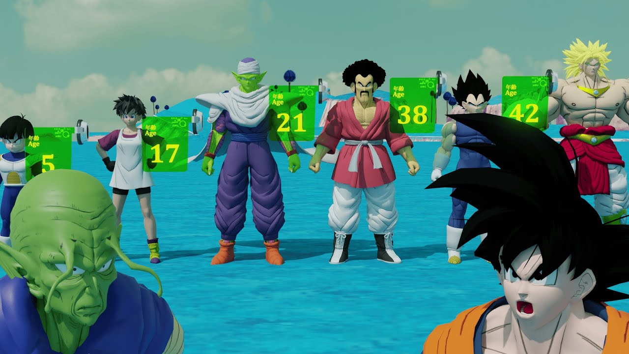 Dragon Ball Age Comparison