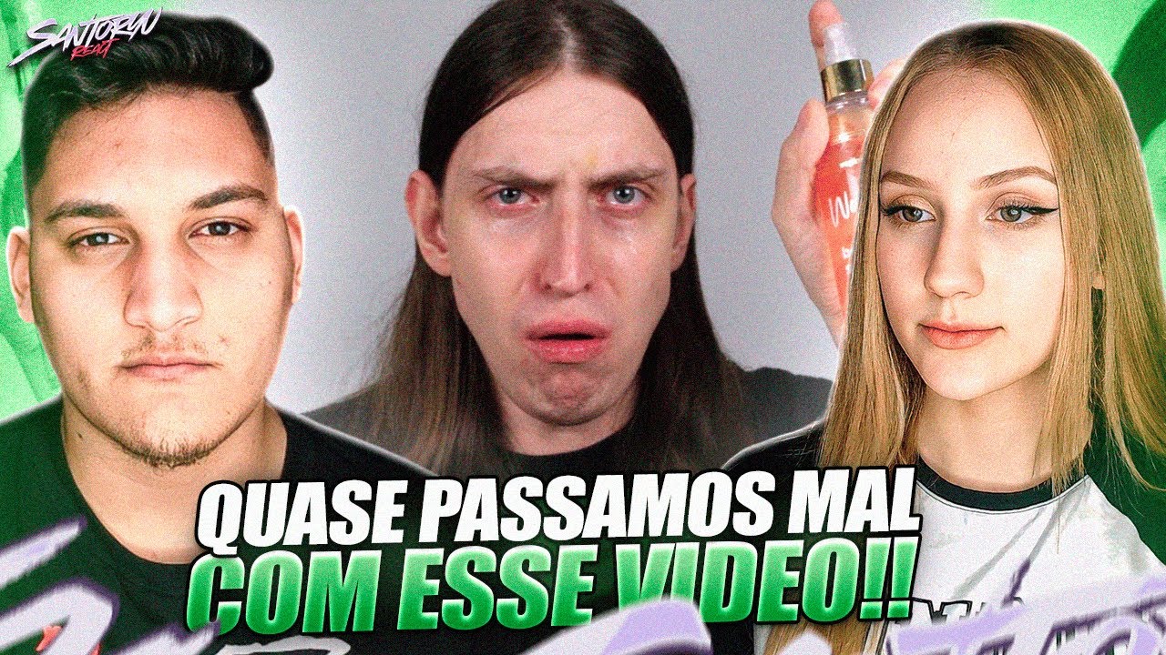 testei o body splash da virginia (Felca) - REACT EM CASAL