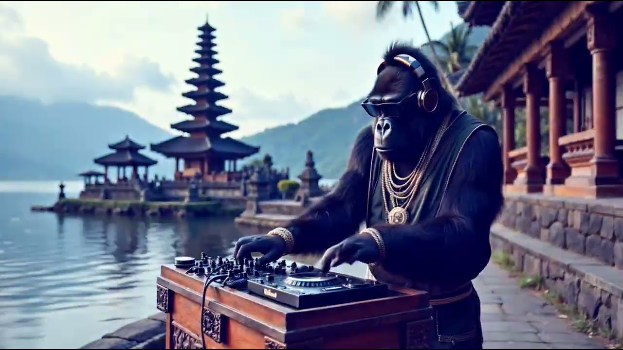 Gorilla DJ | BALI'S SACRED GROOVES 🌊 | Mellow Psy-Tech x Organic Afro House Set 🦍🎧