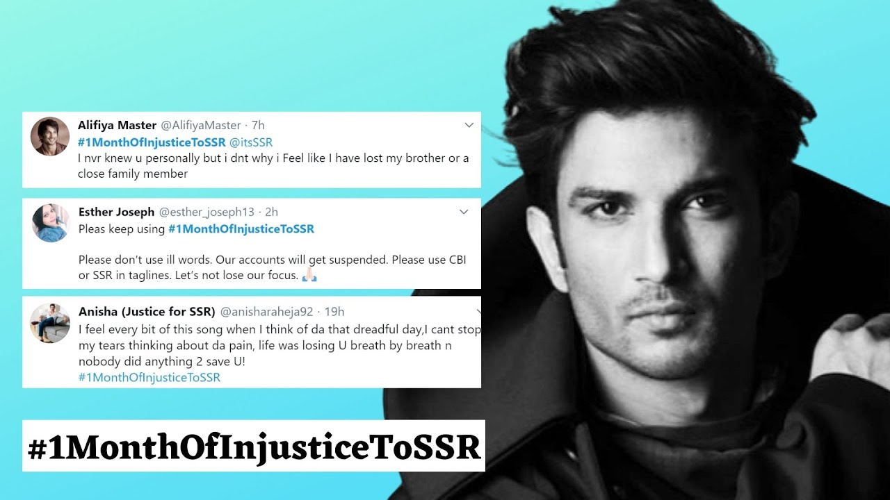 #1MonthOfInjusticeToSSR: Sushant Singh Rajput's fans show ANGER as they DEMAND justice for the actor