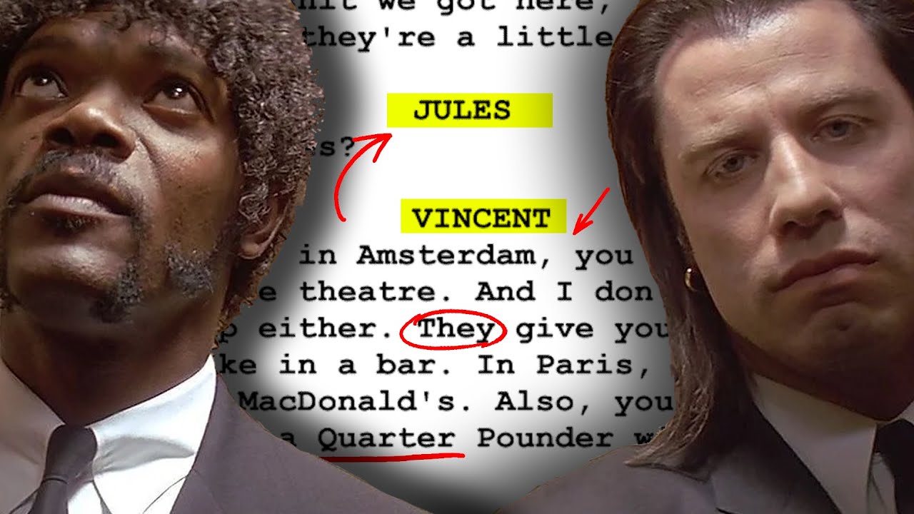 LENDO O ROTEIRO DE PULP FICTION | como Tarantino escreve diálogos