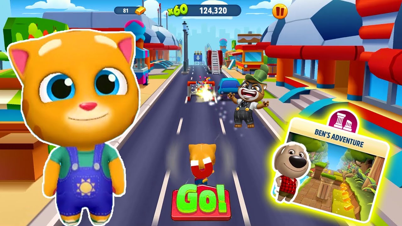 Talking Tom Gold Run ⚽︎ Special Football Update ┃ Ginger Unlock Ben&rsquo;s Adventure