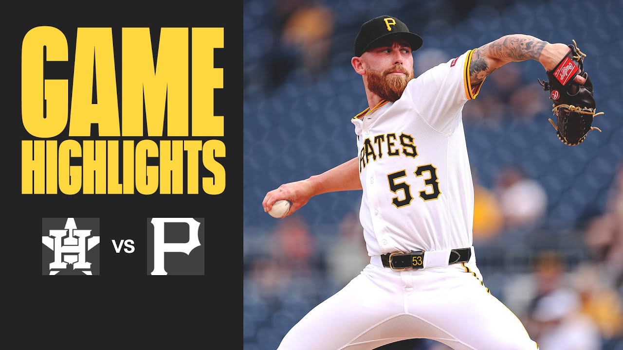 Mike Burrows Picks Up First MLB Win | Astros vs. Pirates Game Highlights (6/4/25)