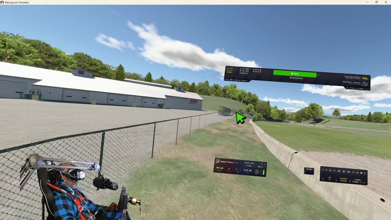 Recording Races in Both Eyes With  the Pimax Crystal Super Ultrawide AMD 9950X3D RTX 5090