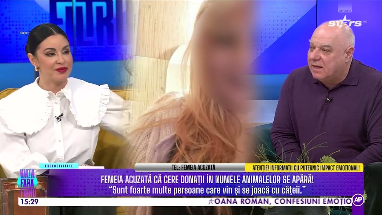 FEMEIA ACUZATĂ CĂ CERE DONAȚII ÎN NUMELE ANIMALELOR SE APĂRĂ!