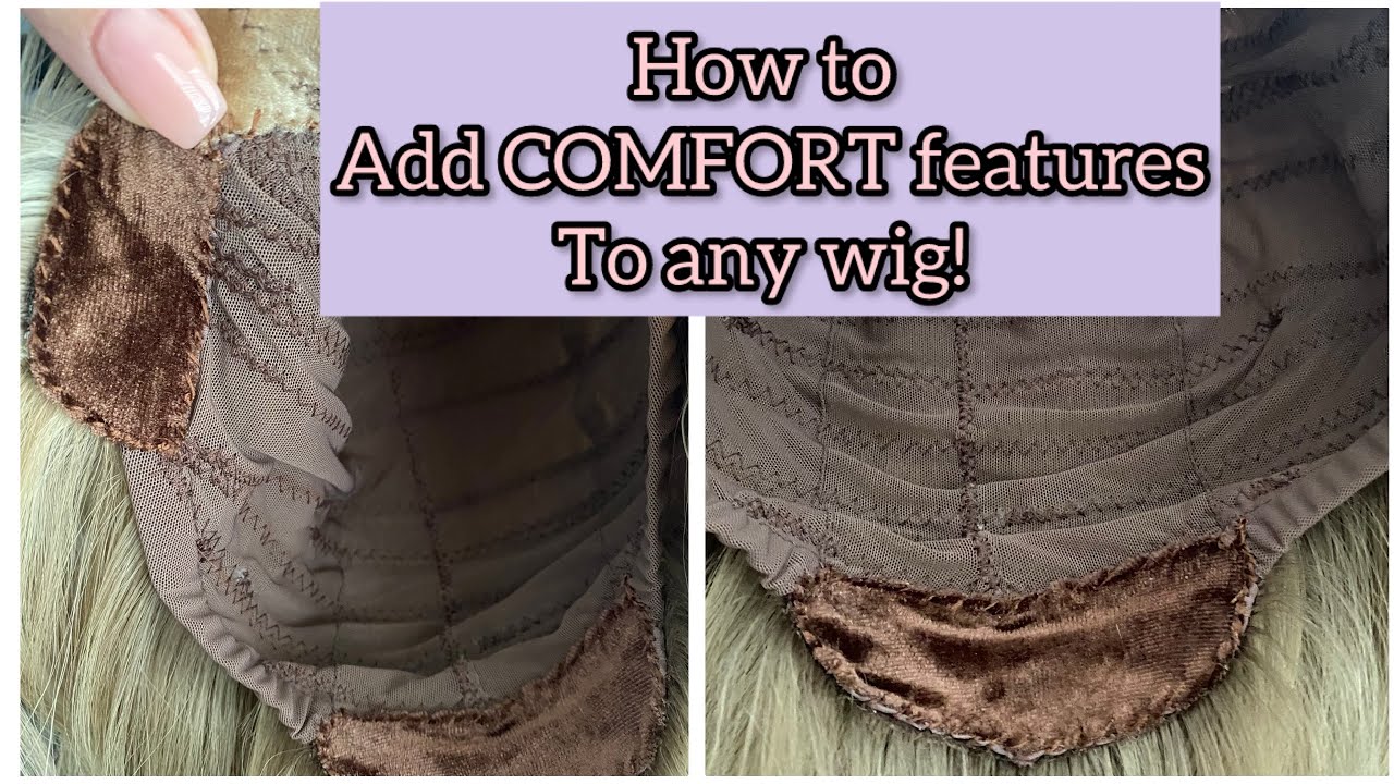 ✨How I add velvet to my wig to make a comfortable cap!✨