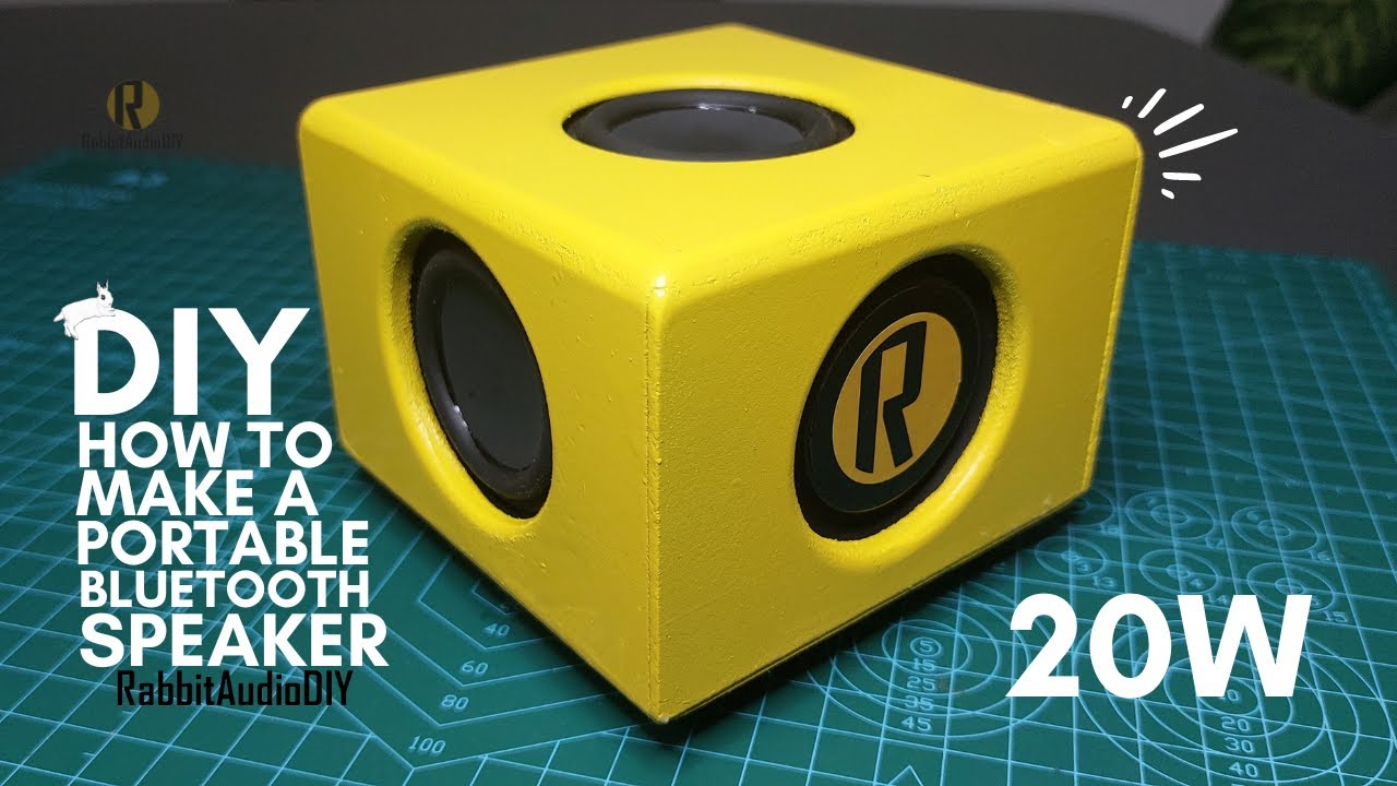 How to make a Homemade Bluetooth Portable Speaker | DIY