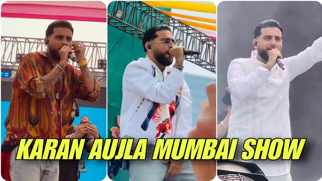 Karan Aujla Mumbai Live Full Show 2026 | VB