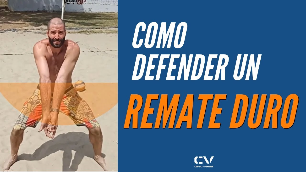 Defensa de ataque fuerte en Voleibol de Playa y Sala [EJERCICIO]
